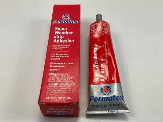 Permatex 81731 5oz Super Weatherstrip Adhesive Automotive Rubber & Metal Bonding