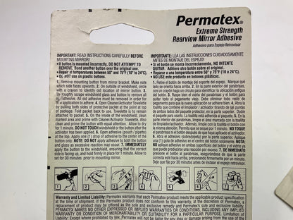 (2) Permatex 81840 Professional Strength Extreme Rearview Mirror Adhesive Glue