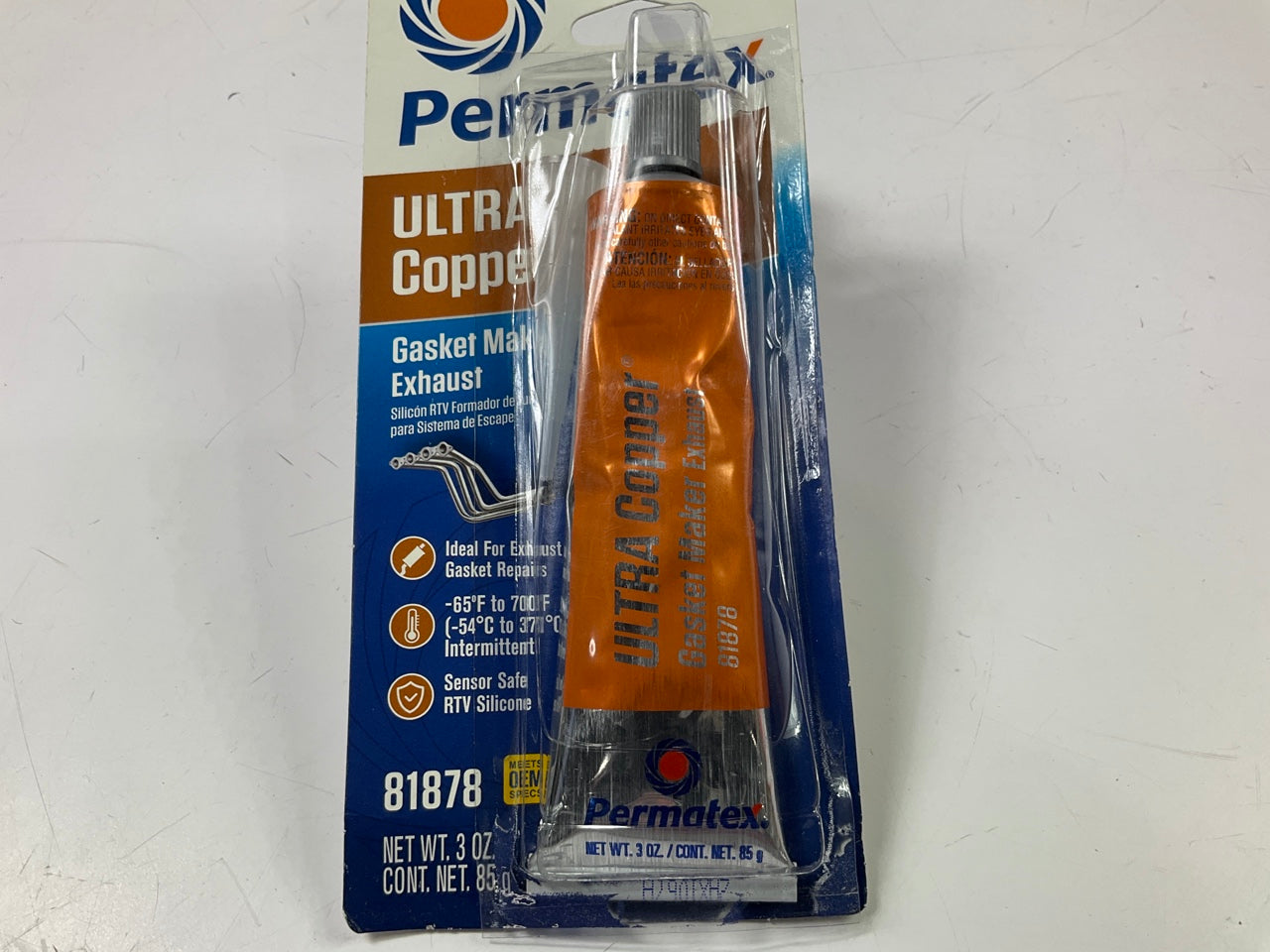 Permatex 81878 Ultra Copper Maximum HIGH Temperature RTV Silicone Gasket Maker