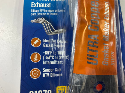 Permatex 81878 Ultra Copper Maximum HIGH Temperature RTV Silicone Gasket Maker