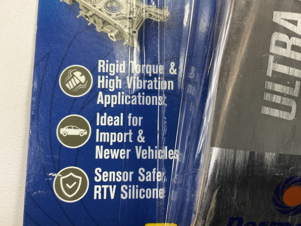 (2) Permatex 82194 Ultra Grey Rigid High-Torque RTV Silicone Gasket Maker 0.5 Oz