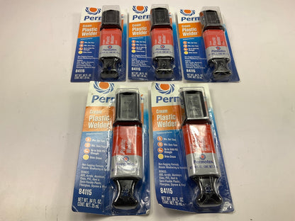 5 / PACK - Permatex 84115 5-Minute Plastic Weld Adhesive, 0.84 Oz., Cream