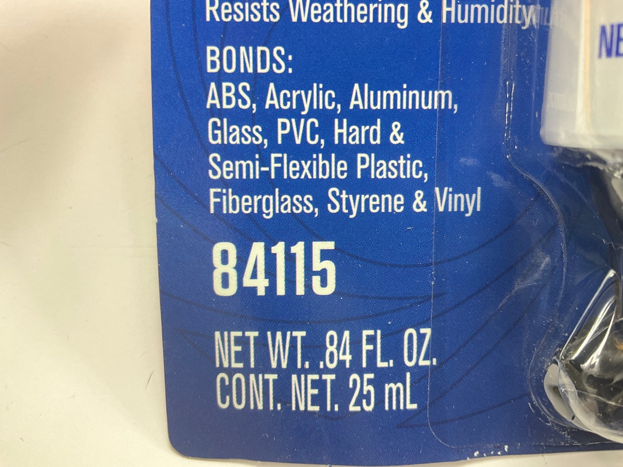 Permatex 84115 Plastic Welder Cream 5-Minute Plastic Weld Adhesive 0.84 Oz