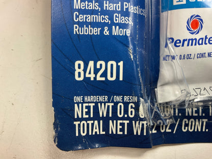 PERMATEX 84201 5 Minute General Purpose Epoxy - Clear .6 Oz Dual Tubes