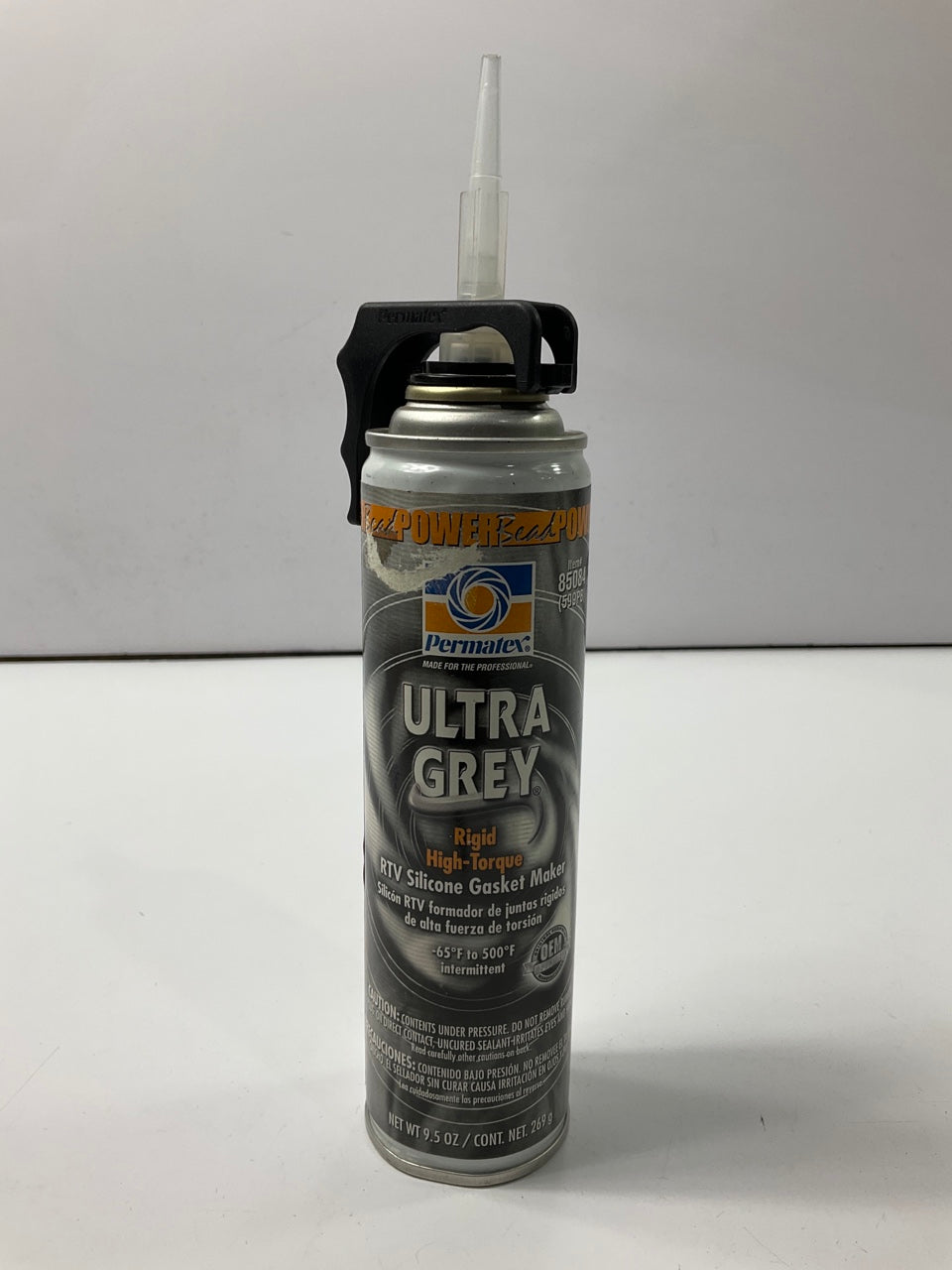 Permatex 85084 Ultra Grey Rigid High-Torque RTV Silicone Gasket Maker, 9.5 Oz