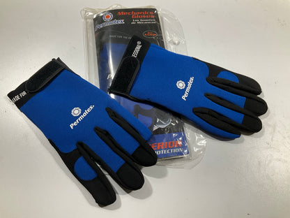 Permatex 85315 Blue & Black Mechanics Gloves - X-Large