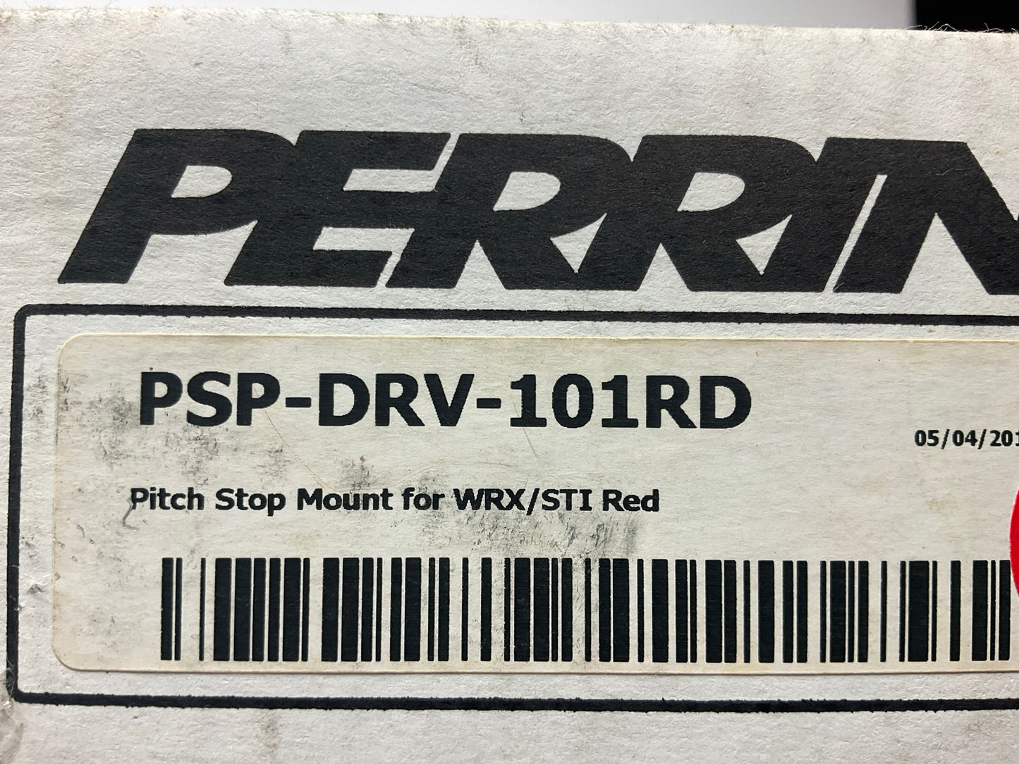Perrin  PSP-DRV-101RD Red Pitch Stop Mount For 04-21 Subaru STI, 02-24 WRX