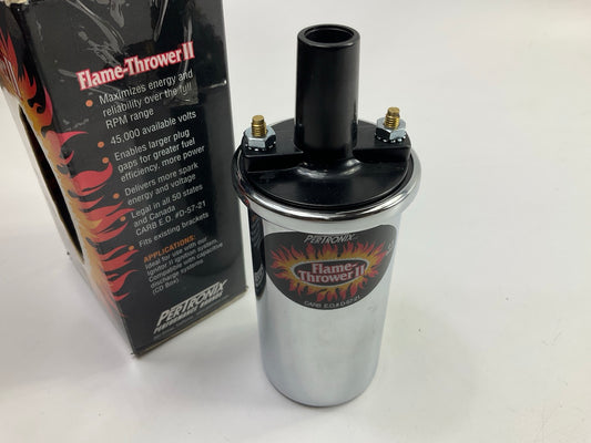 Pertronix 45001 Flame-Thrower II Ignition Coil 45,000 Volt 0.6 Ohm Chrome
