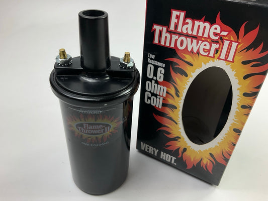Pertronix 45011 Flame-Thrower II Ignition Coil 45,000 Volt 0.6 Ohm 12 Volt Black