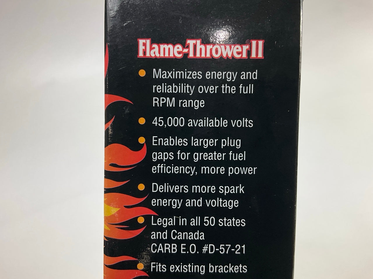 Pertronix 45011 Flame-Thrower II Ignition Coil 45,000 Volt 0.6 Ohm 12 Volt Black
