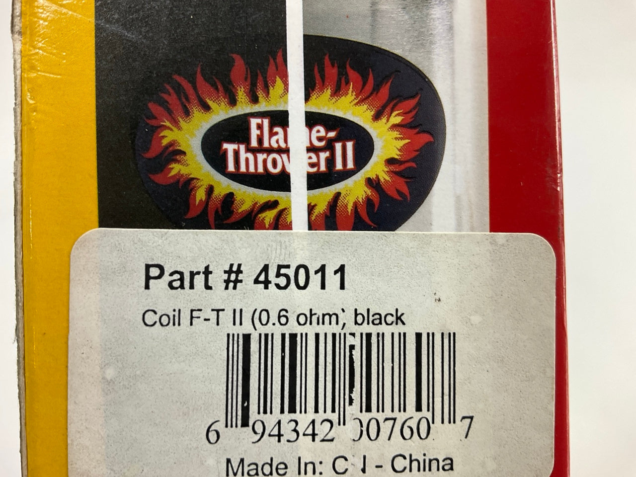 Pertronix 45011 Flame-Thrower II Ignition Coil 45,000 Volt 0.6 Ohm 12 Volt Black