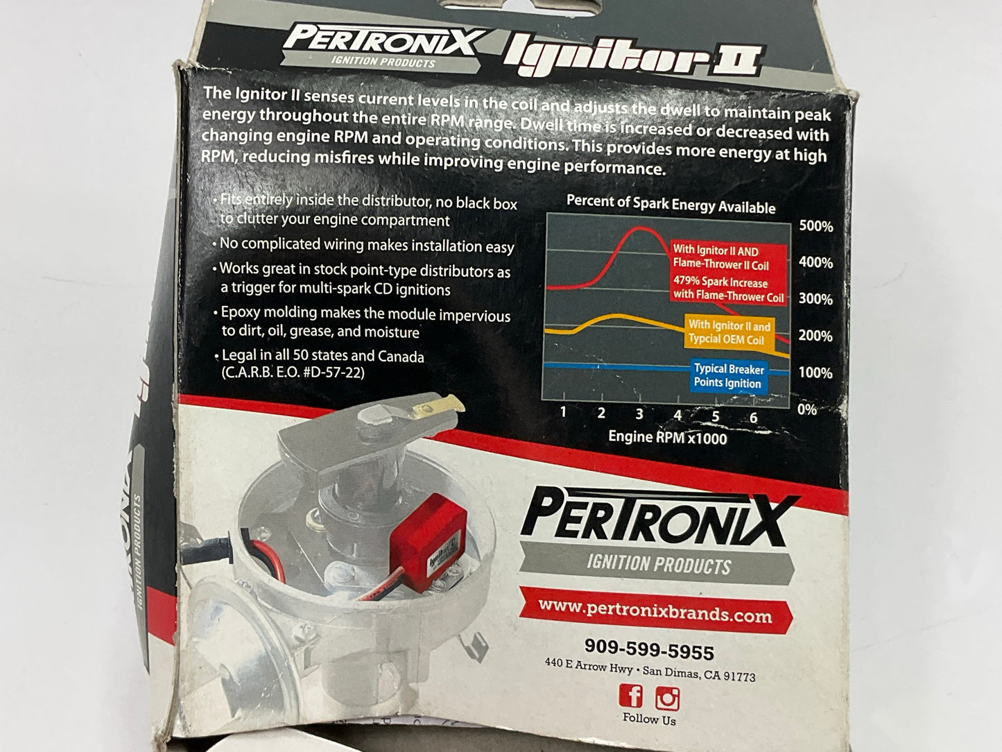Pertronix 91381A Ignition Points-to-Electronic Conversion Kit