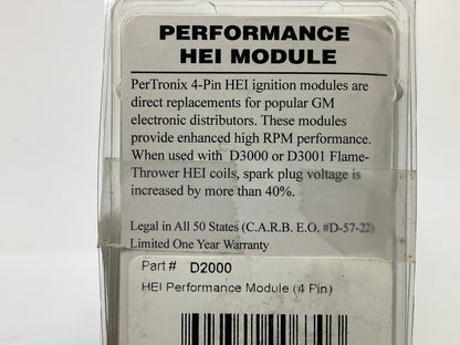 Pertronix D2000 Distributor Ignition Control Module Flame-Thrower For GM HEI