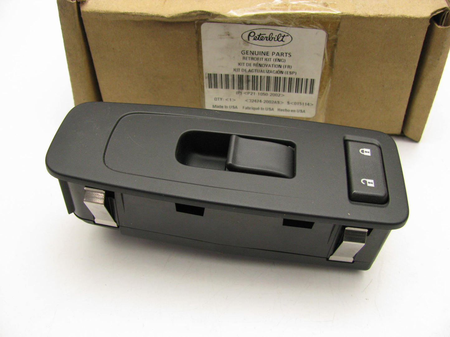 NEW Peterbilt P21-1050-2002 FRONT LEFT Power Door Window Switch For Kenworth