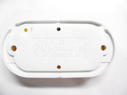 (2) Peterson 106A Oval Two-Bulb Clearance Marker Light Lamp W/ Reflector