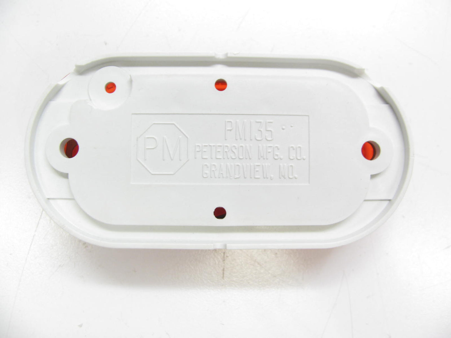 (x2) P-M 106R Combination Two-Bulb Clearance Marker Light W/reflex