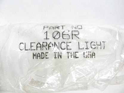 (x2) P-M 106R Combination Two-Bulb Clearance Marker Light W/reflex