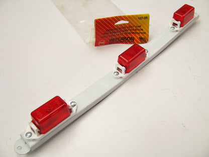 Peterson Manufacturing Red Identification Mini-Light Bar - 16-1/2'' Long
