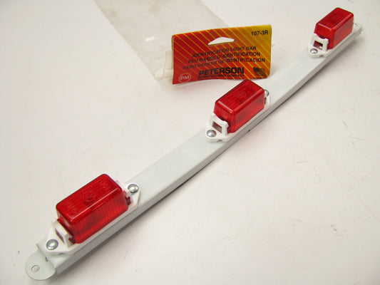 Peterson Manufacturing Red Identification Mini-Light Bar - 16-1/2'' Long