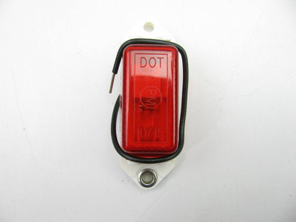 (12) Peterson 107WR 3.18''X1'' Incandescent Clearance Lamp Side Marker RED Lights