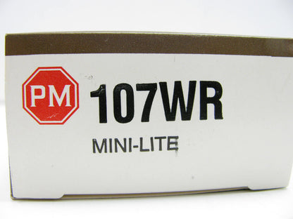(12) Peterson 107WR 3.18''X1'' Incandescent Clearance Lamp Side Marker RED Lights