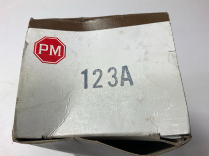 (2) PM Peterson 123A Cast Aluminum Armored Clearance Trailer Marker Light, Amber