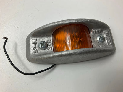 PM Peterson 123A Cast Aluminum Armored Clearance Trailer Marker Light, Amber
