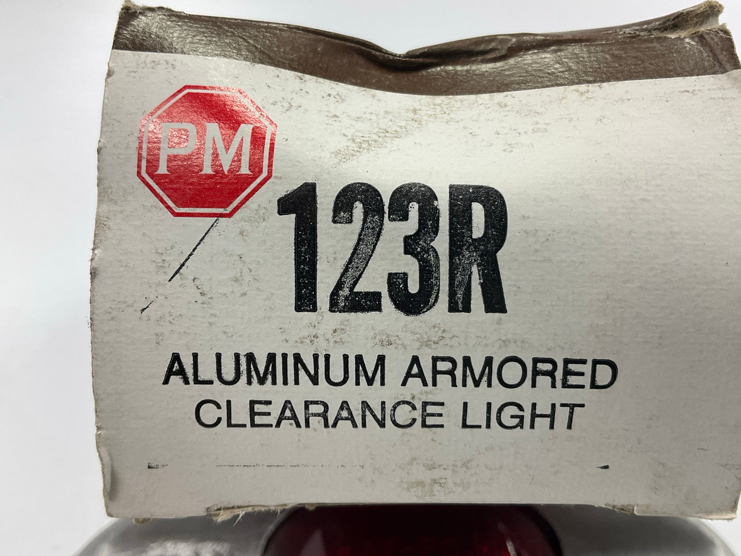 (2) Peterson 123R Steel Armored Red Trailer Clearance Side Marker Light Lamps