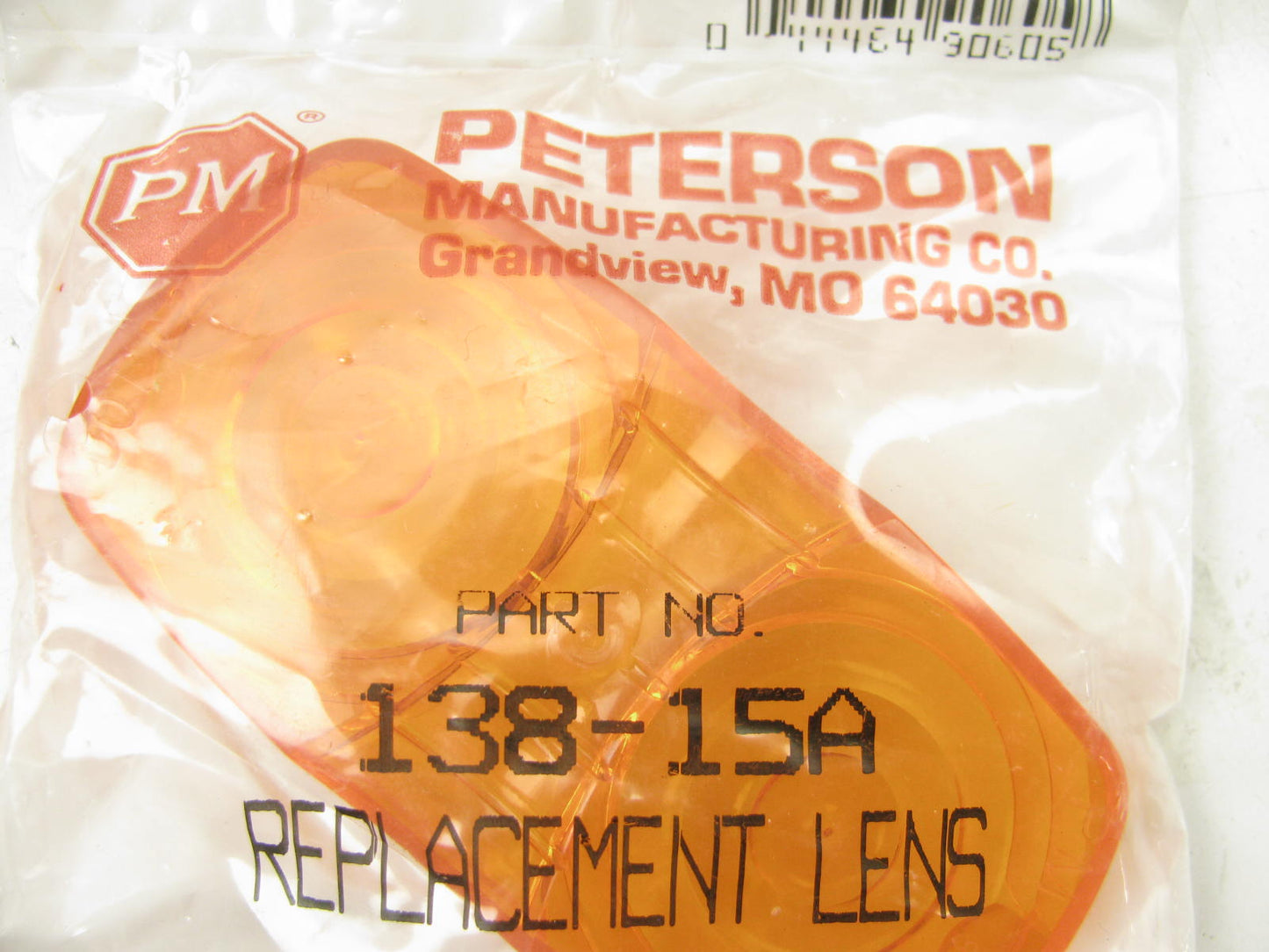 (10) Peterson Manufacturing 138-15A Double Bulls-Eye Clearance Marker Lamp Lens