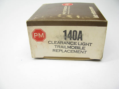(6) Vintage Peterson 2'' Round Clearance/Side Marker Lights, Amber