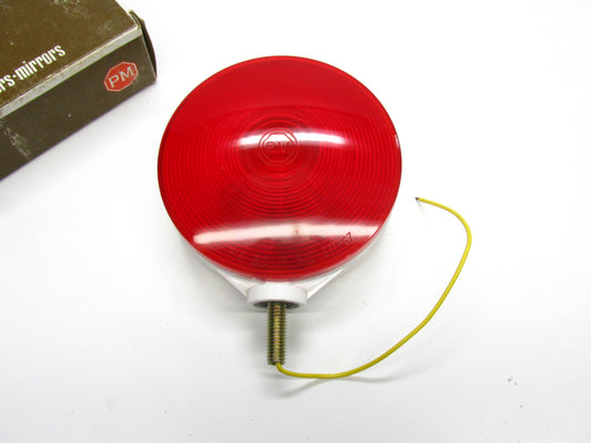 PETERSON 312 Single Faced Red Round Pedestal Mount Turn Signal Light