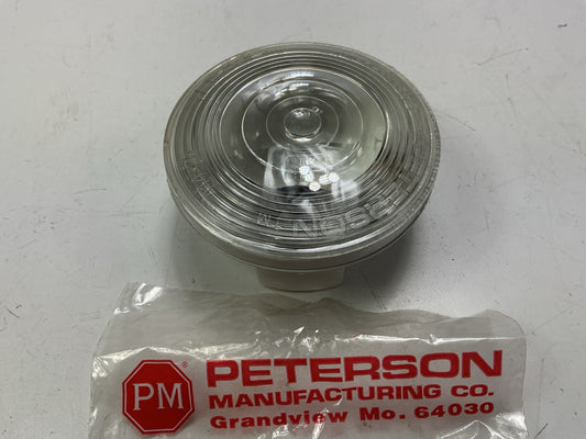 Peterson 415 4'' Round Clear Lens Back-Up Light Lamp, Made In USA