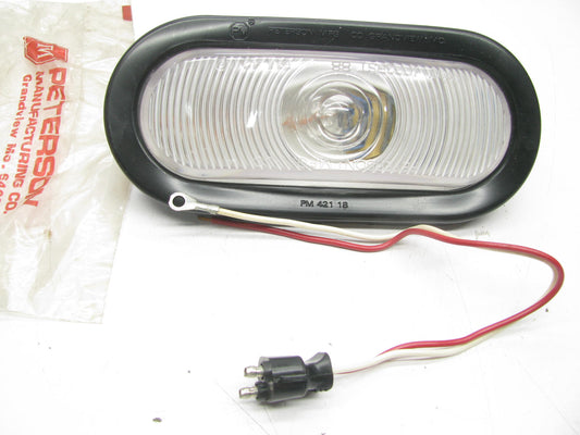 Peterson Manufacturing 416K Sealed, Oval Back-up Light  With Grommet And Pigtail