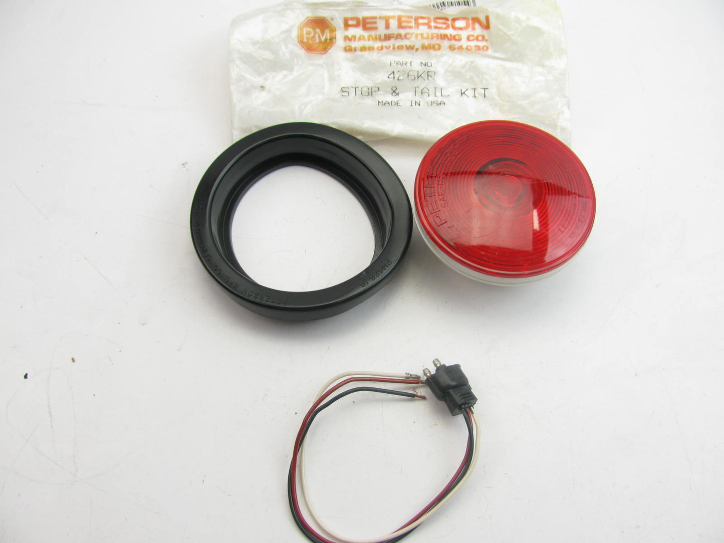 Peterson Manufacturing 426KR Round 4'' Stop & Turn Tail Light Lamp Kit