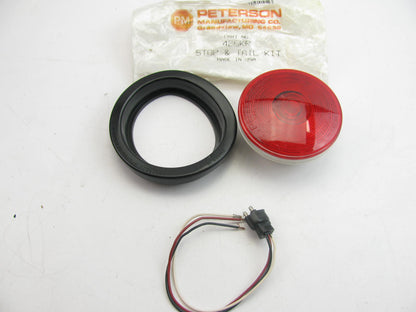 Peterson Manufacturing 426KR Round 4'' Stop & Turn Tail Light Lamp Kit