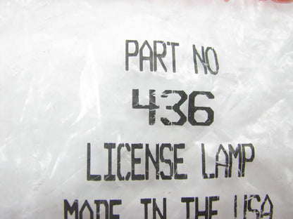 (x2) License Plate Light Peterson Manufacturing 436