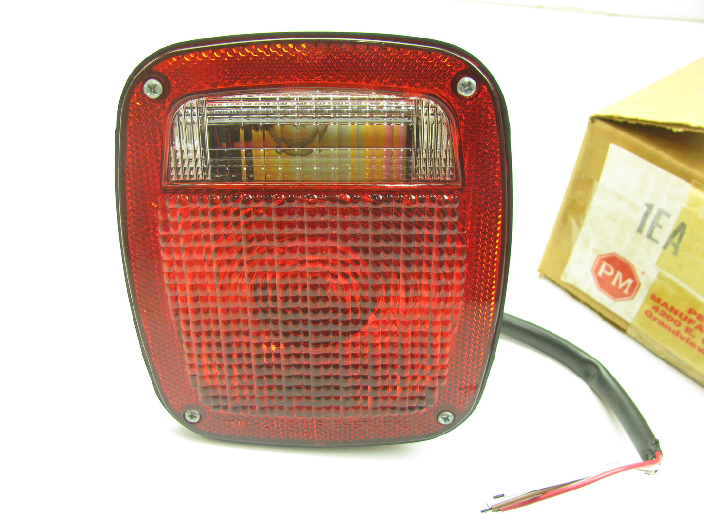 P-M 453L Universal Three-Stud Combination Tail Light W/license Light
