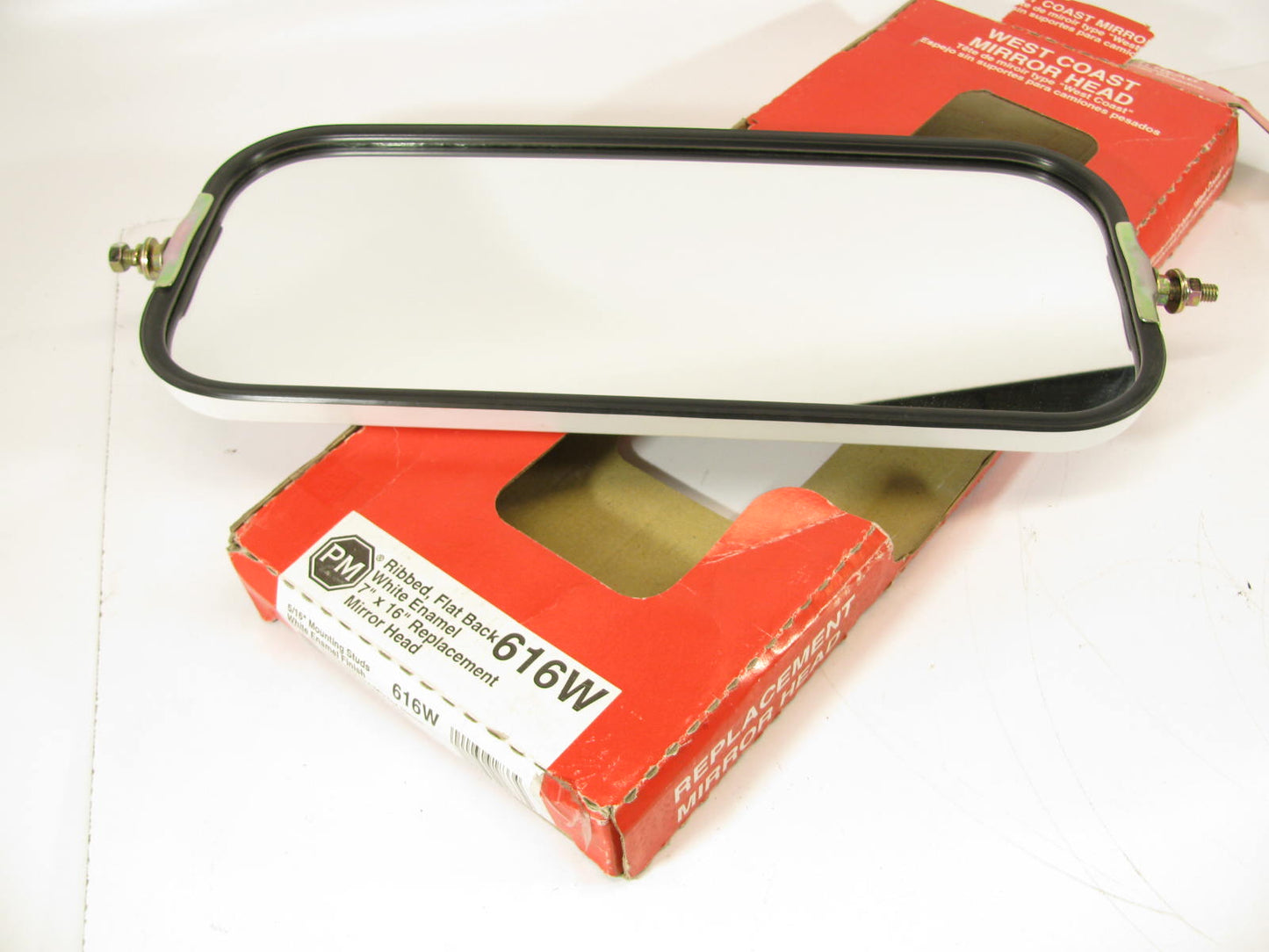 Peterson Manufacturing PM 616W Universal Mirror Head 7'' X 16'' White