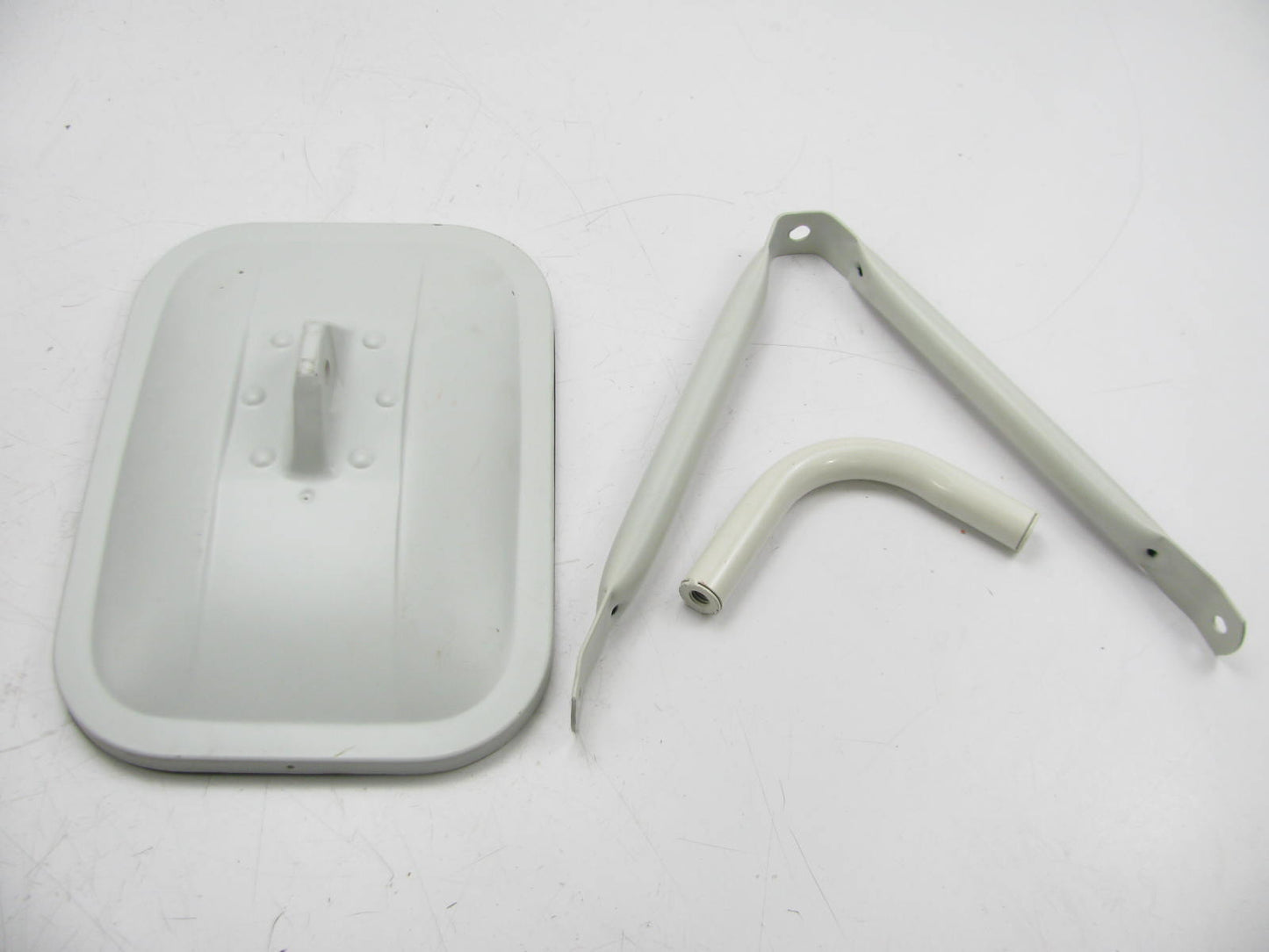 Universal Deluxe White Low Mount Mirror 7-3/4 Inch X 10-3/4 Inch PM 656U Plastic