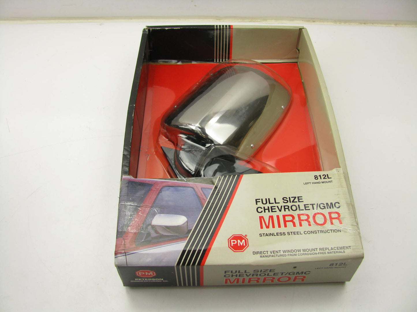 Peterson Manufacturing 812L Left Door Side View Mirror Full Size Chevrolet &GMC