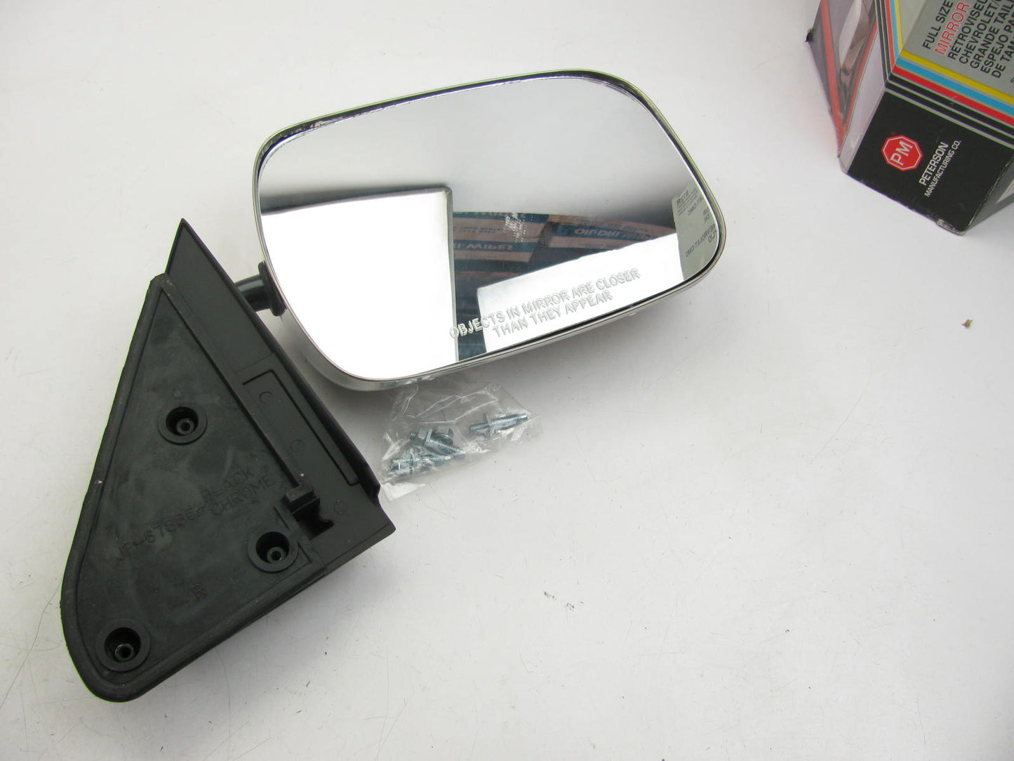 Peterson Manufacturing 812R Right Door Side View Mirror For Full Size Chevy/GMC