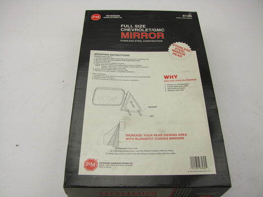 Peterson Manufacturing 812R Right Door Side View Mirror For Full Size Chevy/GMC