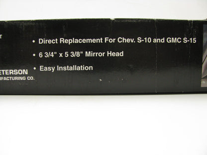 Peterson Manufacturing 814L Left Side Mirror Replacement - Chevy S-10 GMC S15