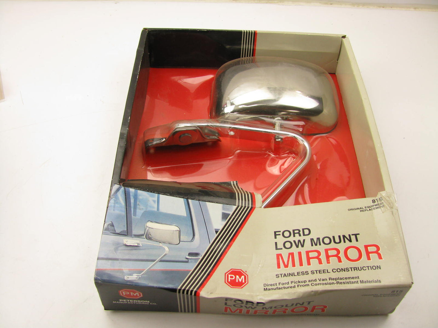 Peterson Manufacturing 815 Low Mount OE Replacement Mirror Ford Pickup Van