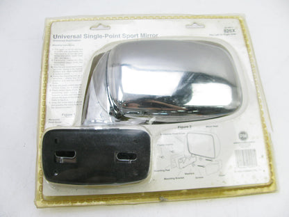 Peterson Manufacturing 826X CHROME Truck Van SWING-AWAY MIRROR 7 3/4'' X 4 3/4''