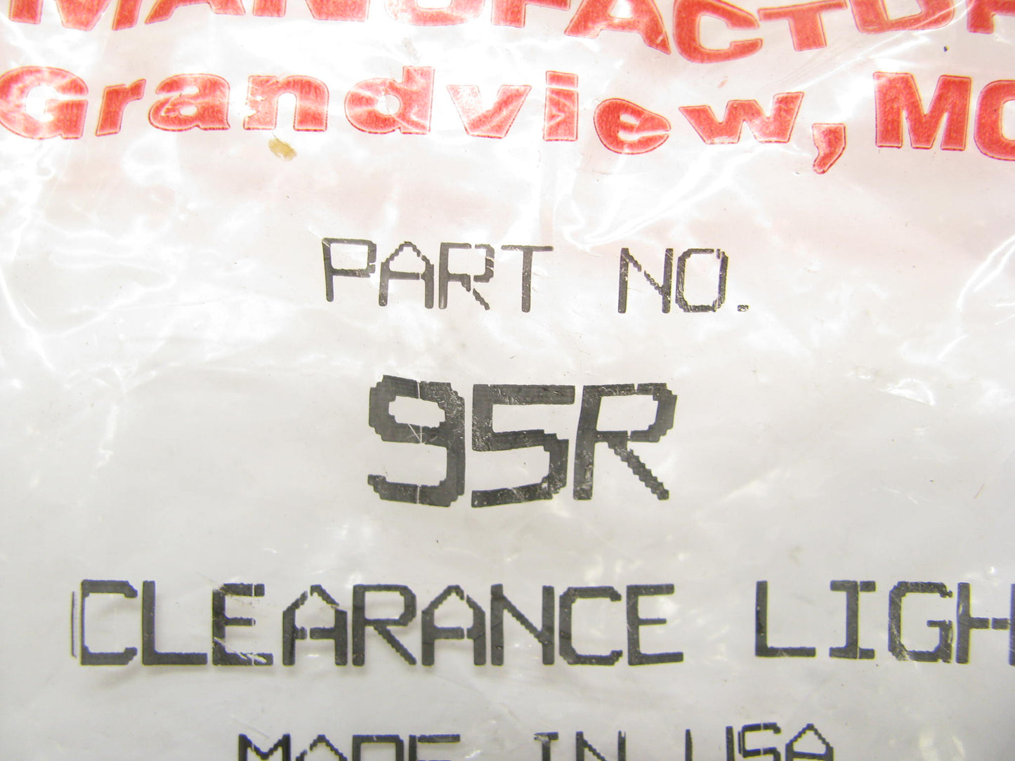 (x2) Fruehauf-style Clearance  Side Marker Light RED Peterson Manufacturing 95R