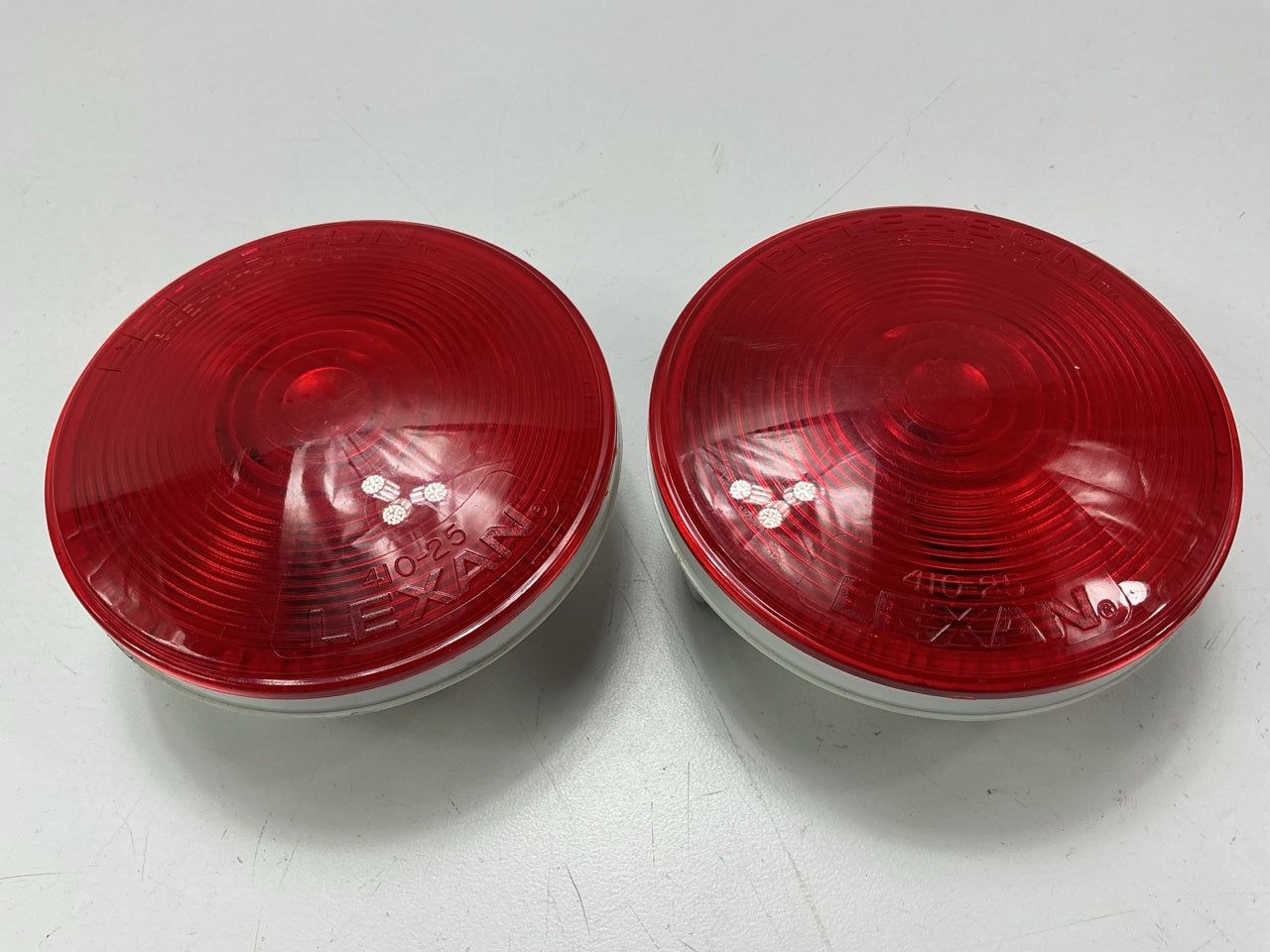 (2) Peterson M426R 4'' Round Incandescent Stop / Turn / Tail Light, Grommet Mount