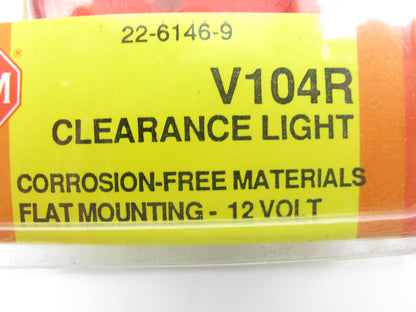 Peterson Manufacturing V104R Red Clearance Side Marker Light Lamp 12V