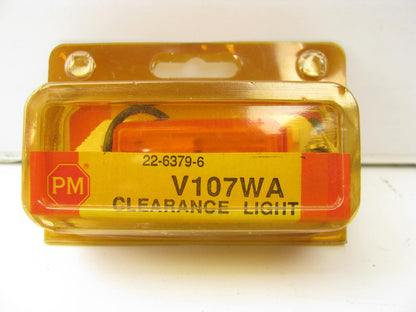 Peterson Manufacturing V107WA Amber Lens Clearance Side Marker Light Lamp