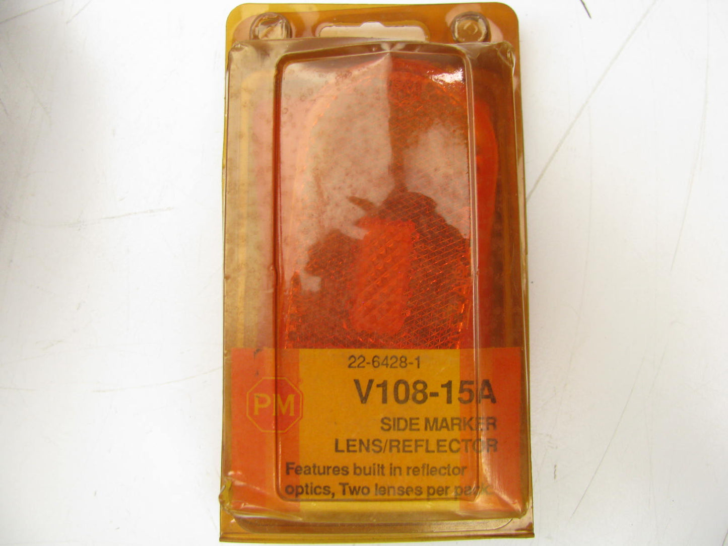 Peterson Manufacturing V108-15A Clearance Side Marker Light Lamp Lens, AMBER